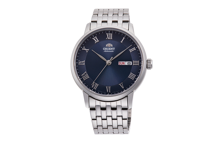 Orient: Mecánico Sports Reloj, Metal Correa - 41.5mm (AA02005D)