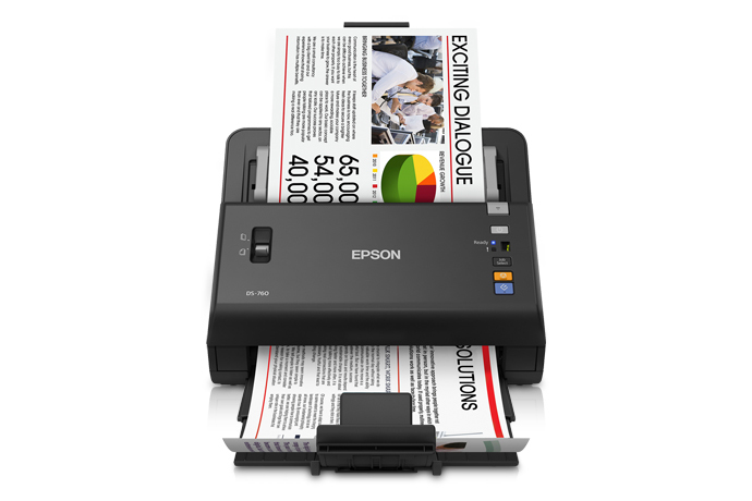 Epson WorkForce DS-760 Color Document Scanner - Certified ReNew