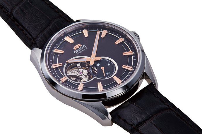 ORIENT: Mechanical Contemporary Watch, Leather Strap - 40.8mm (RA-AR0005Y)