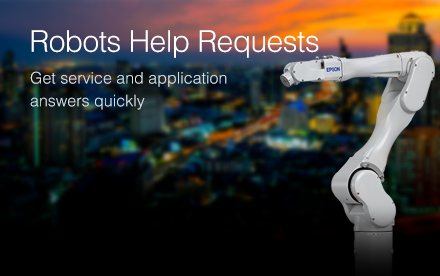 Robots Help Requests. Get service and application answers quickly. 