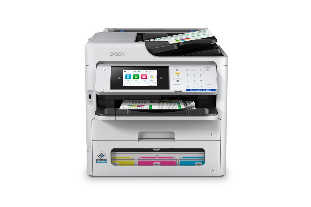 WorkForce Pro EM-C800 Workgroup Color Multifunction Printer