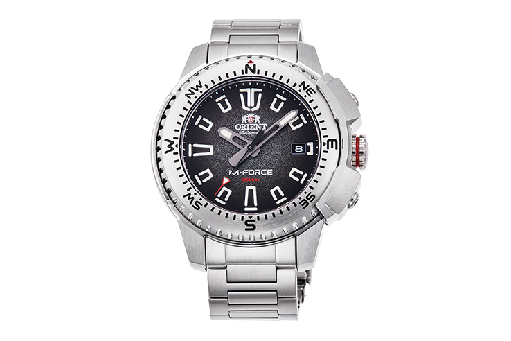 ORIENT: Mechanische Sportuhr, Metallband – 45,0 mm (RA-AC0N01B)