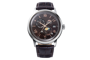 ORIENT: Mechanical Classic Watch, Leather Strap - 41.5mm (RA-AK0804Y)