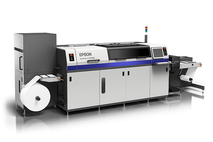 Prensa Digital de Etiquetas Epson SurePress L-4733AW con Tinta Blanca