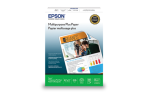 S450217-4Multipurpose Plus Paper, 8.5 x 11, 500 sheets