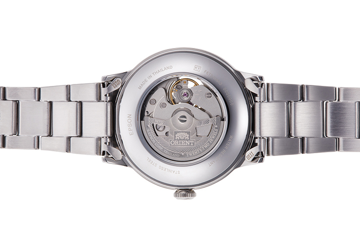 ORIENT: Mecánico Clásico Reloj, Cuero Correa - 40.5mm (RA-AG0005L)