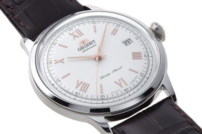 ORIENT: Mechanical Classic Watch, Leather Strap - 40.5mm (AC00008W)