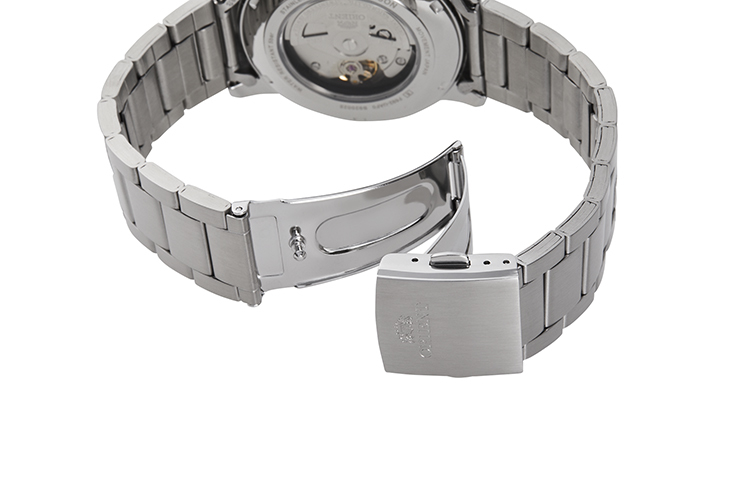 RA AA0C02L ORIENT Mechanical Contemporary Watch Metal Strap