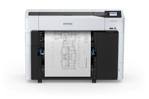 Impressora de grande formato SureColor T3770E CAD/ técnica com impressão em rolo único e 61 cm