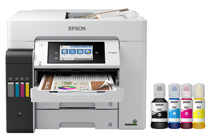 Ecotank Pro Et 5800 All In One Cartridge Free Supertank Printer Products Epson Us 9434