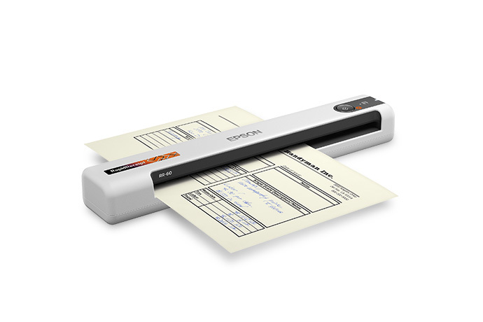 RapidReceipt&trade; RR-60 Mobile Receipt and Colour Document Scanner - Certified ReNew