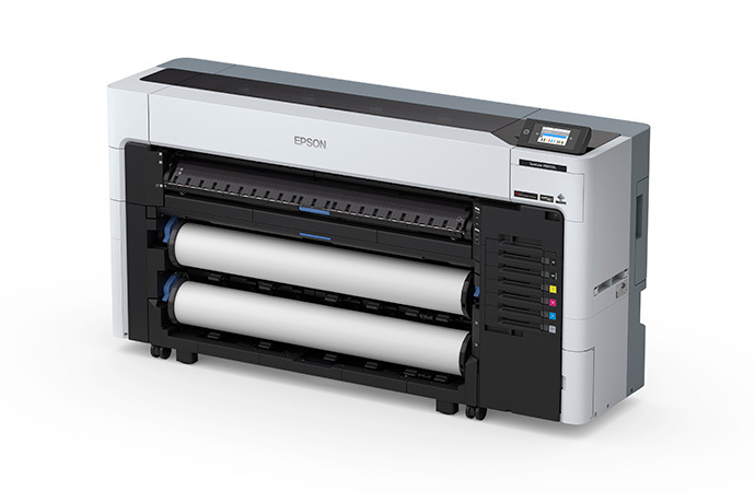 Impressora de grande formato SureColor P8570DL com rolo duplo, 111 cm e conjunto de tinta de 1,6l