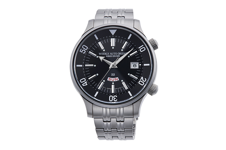 ORIENT: Ceas mecanic Revival, curea din metal – 43,8 mm (RA-AA0D01B)