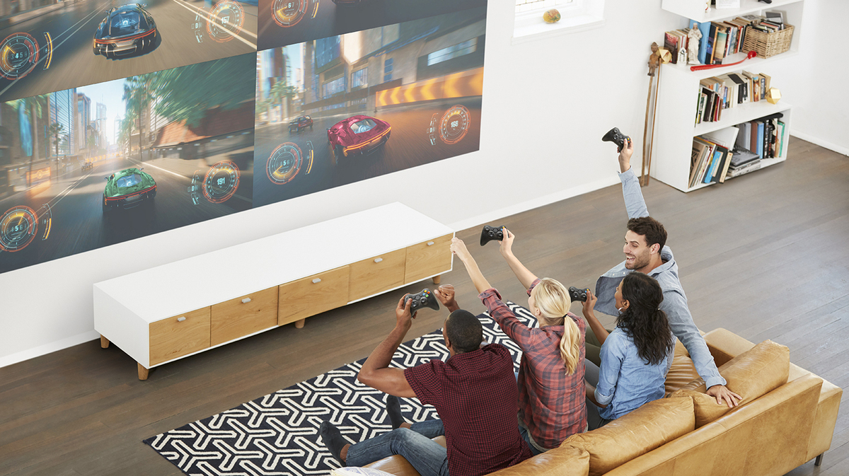 Home Cinema Projector 2300 for Video Games