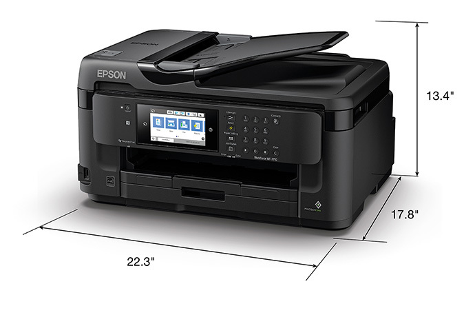 C11CG36201 | WorkForce WF-7710 Wide-format All-in-One Printer | Inkjet |  Printers | For Work | Epson US