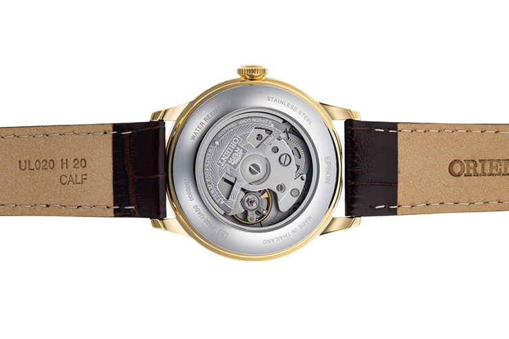 ORIENT: Mechanical Classic Watch, Leather Strap - 38.4mm (RA-AP0106S)