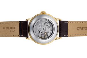 ORIENT: Mechanical Classic Watch, Leather Strap - 38.4mm (RA-AP0106S)