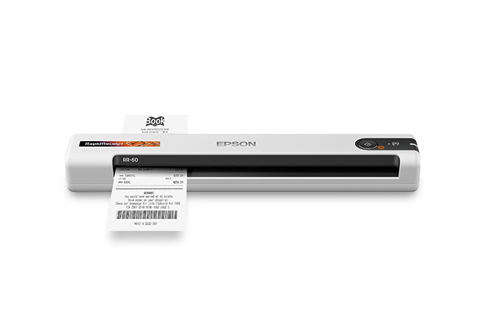 RapidReceipt&trade; RR-60 Mobile Receipt and Colour Document Scanner - Certified ReNew
