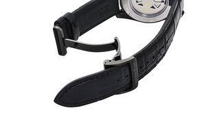 ORIENT STAR: Mechanical Sports Watch, Leather Strap - 43.2mm (RE-AT0105B)