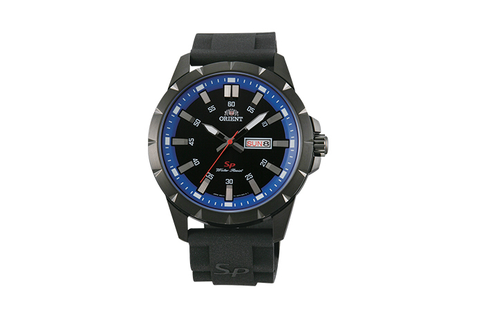 ORIENT: Quartz Sports Watch, Rubber Strap - 43.0mm (UG1X008B)