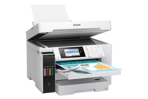 Epson EcoTank Pro ET-16650 Impresora inalámbrica de gran formato a color  todo en uno Supertank con escáner, copiadora, fax y Ethernet, color blanco