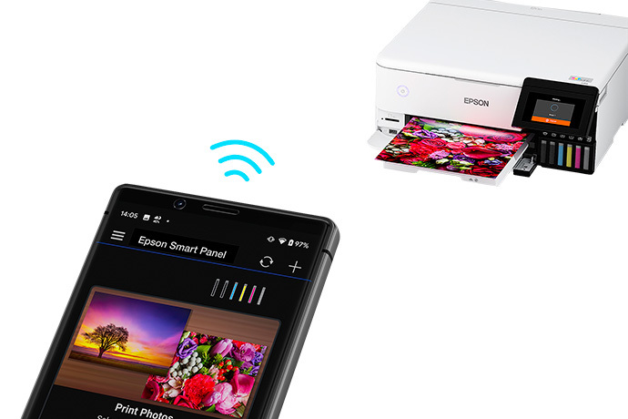 EcoTank Photo ET-8500 Wireless Color All-in-One Supertank Printer