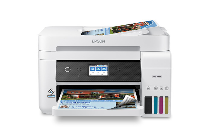 WorkForce ST-C4100 Supertank Color MFP, Copy/Fax/Print/Scan
