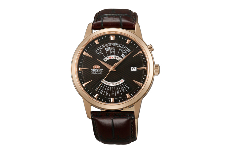 EU0A001T ORIENT Mechanical Contemporary Watch Leather Strap