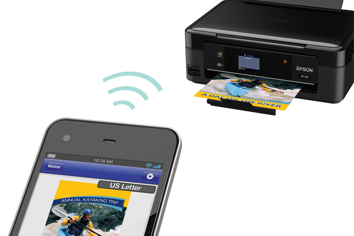 Epson подключение по wifi. Принтер Epson 410. Многофункциональный центр Epson.