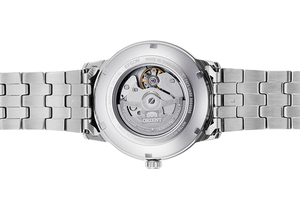 ORIENT: Moderne mechanische Uhr, Metallband – 41,6 mm (RA-AC0F09L)