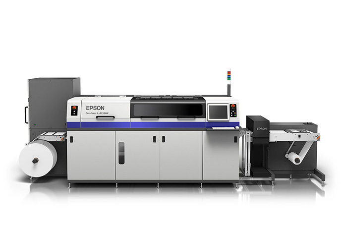 Prensa Digital de Etiquetas Epson SurePress L-4733AW con Tinta Blanca