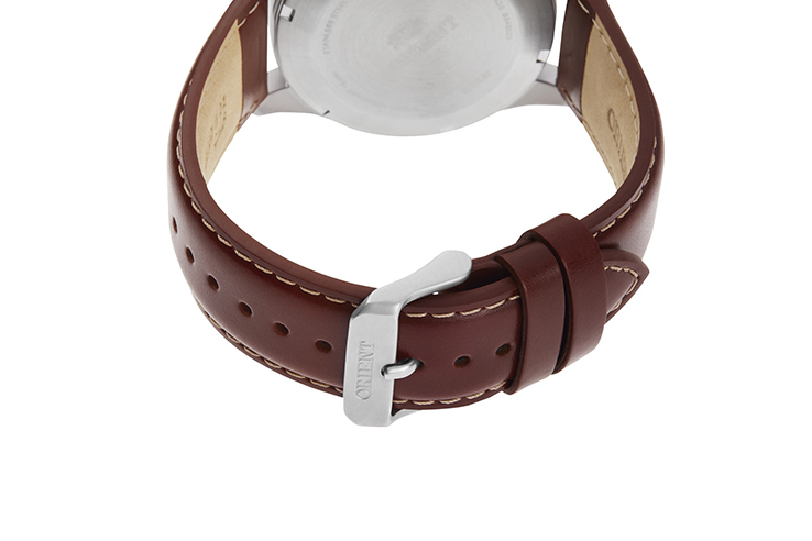 ORIENT: Mechanical Sports Watch, Leather Strap - 42.4mm (RA-AK0405Y)