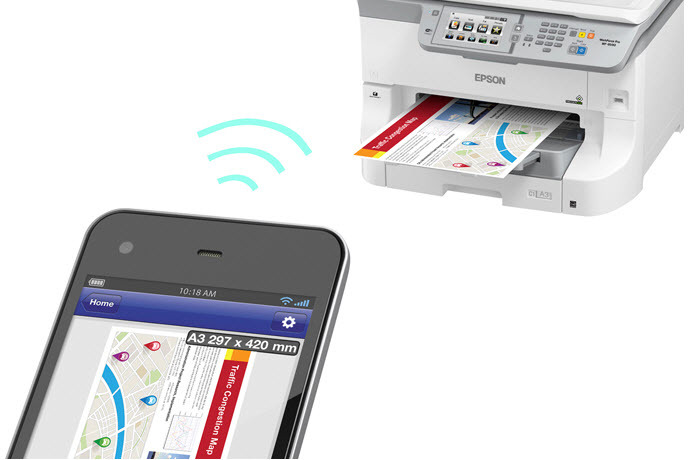 Epson WorkForce Pro WF-6590 Network Multifunction Color Printer - Certified ReNew