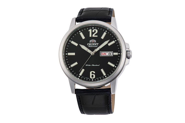 ORIENT: Mechanical Contemporary Watch, Leather Strap - 41.9mm (RA-AA0C04B)