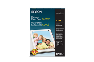 Premium Photo Paper Glossy, Borderless, 5" x 7", 20 sheets