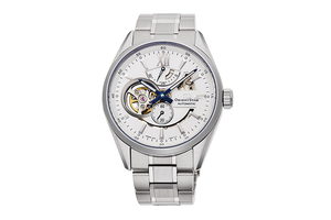 ORIENT STAR: Mechanical Contemporary Watch, Metal Strap - 41.0mm (RE-AV0113S)