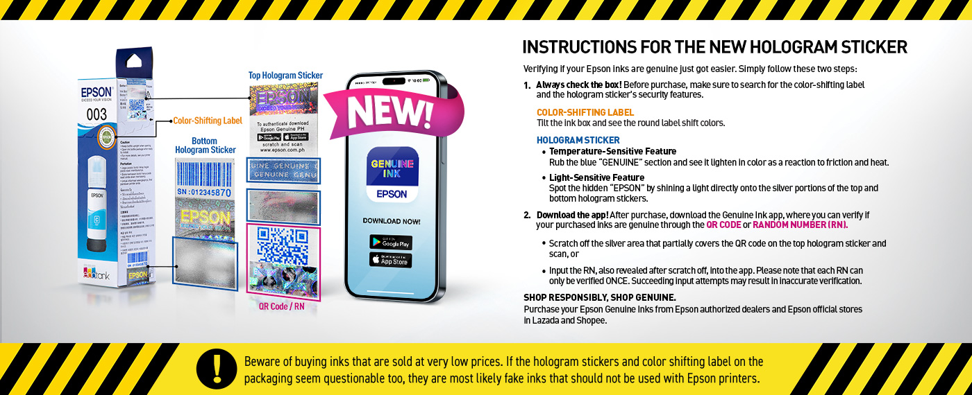 Genuine Inks | Epson Philippines