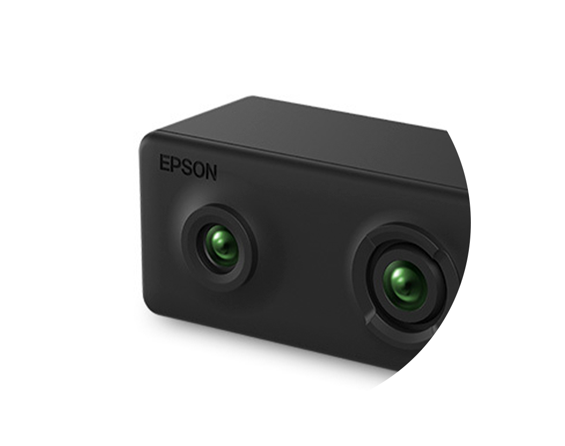 Closeup of  Epson's PixAlign camera