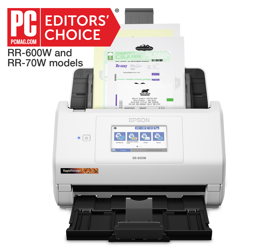Epson's RR-600W RapidReceipt receipt scanner