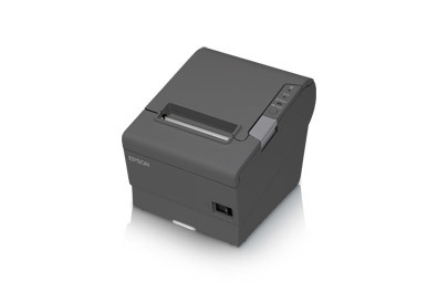 jusquà 300 mm/sec USB 8 cm Epson TM T88V Imprimante à reçu N&B thermique en ligne Rouleau Reconditionné 10/100Base-TX 