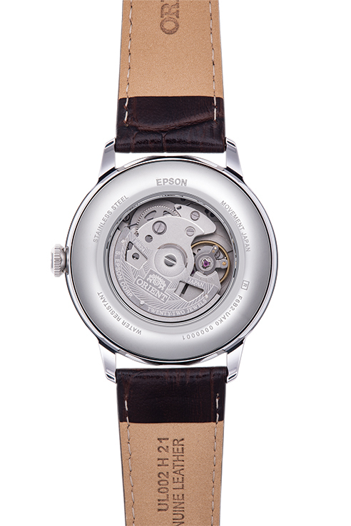 ORIENT: Mechanical Classic Watch, Leather Strap - 41.5mm (RA-AK0804Y)