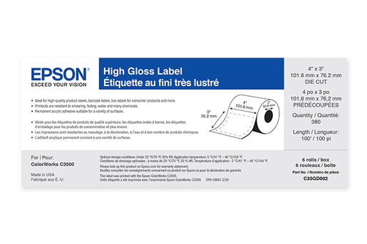 Inkjet Labels | Paper | For Work | Epson US