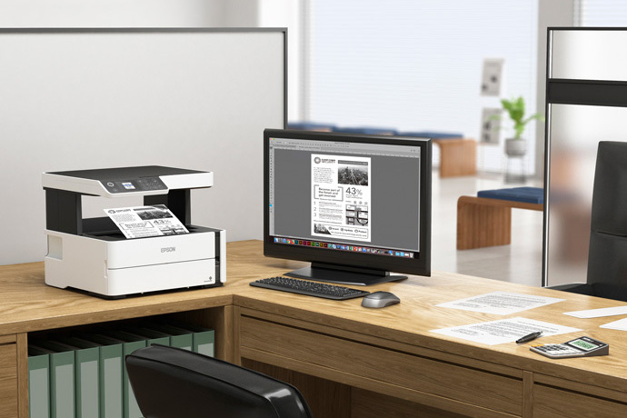 EcoTank ET-M2170 Wireless Monochrome All-in-One Supertank Printer