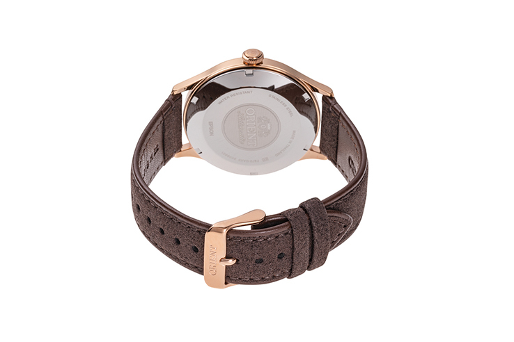 ORIENT: Mechanical Classic Watch, Synthetic leather Strap - 42.0mm (RA-AC0P04Y)