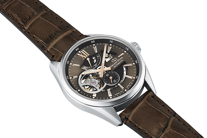 Orient Star: Mecánico Clásico Reloj, Cuero Correa - 38.5mm (AF02001S)