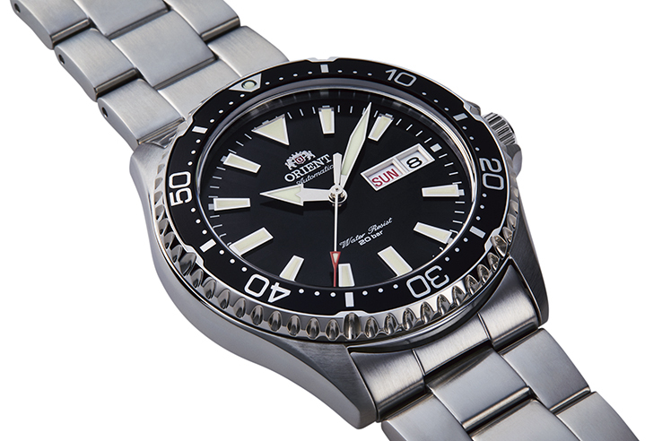 ORIENT: Mechanical Sports Watch, Metal Strap - 41.8mm (RA-AA0001B)