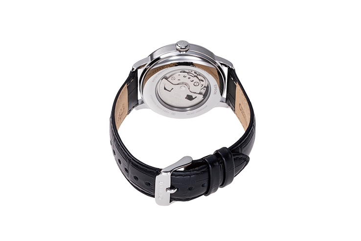 ORIENT: Mechanical Classic Watch, Leather Strap - 41.5mm (RA-AK0802S)