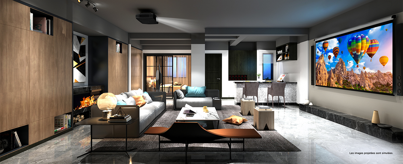 Toutes les images projetées sont simulées.