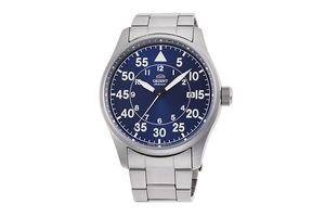 Orient: Mechaniczny Nowoczesny Zegarki, Metalowy Pasek - 38.5mm (AG03001W)