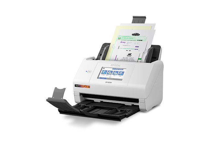 RapidReceipt<sup>&reg;</sup> RR-600W Wireless Duplex Touchscreen Desktop Receipt and Color Document Scanner